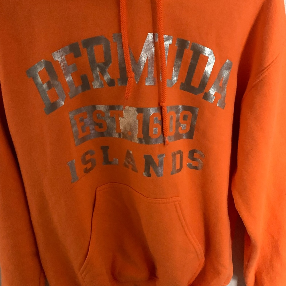 Orange hoodie